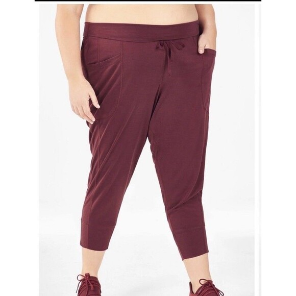 Women’s Fabletics Sleek Knit Drawstring Joggers Sz 2X - Picture 1 of 9